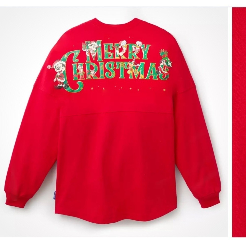 NWT Disney Santa Mickey Mouse ''Merry Christmas'' Fair Isle Spirit Jersey